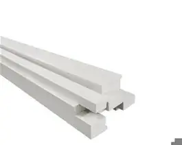 Meranti 56x115x2315 mm binnendeurkozijn opdek wit gegrond