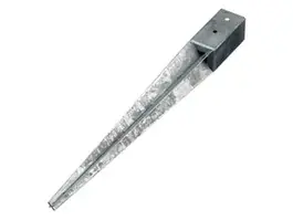 Pergolasteun met punt 91x91mm lengte 900mm