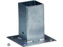 Pergolasteun met voetplaat 91x91mm hoogte 150mm