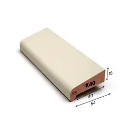 Meranti 18x54 mm neuslat K40 gegrond (Sp.40mm)