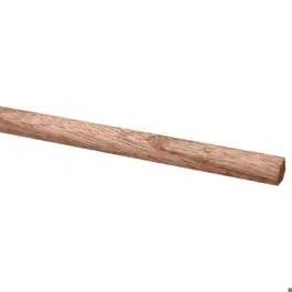 Hardhout 13x13x2700 mm kwart rond