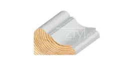 Grenen 44x68x4800 mm hollat bol gegrond
