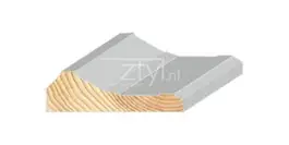 Grenen 28x95x4800 mm architraaf modern gegrond