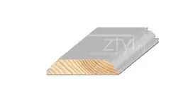 Grenen 15x70x4800 mm belegstuk deluxe gegrond