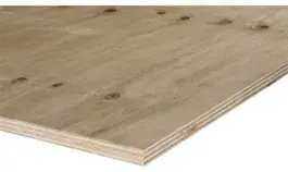 Elliottis pine 18x2440x1220 mm underlayment met rechte kanten