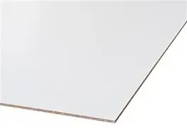 Spaanplaat 10x2500x1250 mm wit plastic