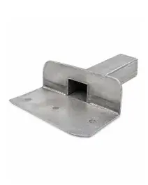 HWA 60x80mm alu. kiezelbak 90 graden per stuk