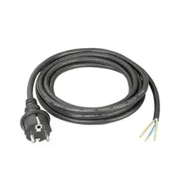 Aansluitsnoer 3x1,5Q Neopreen Zwart 5 meter