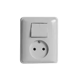 Peha inbouw stopcontact combinatie / serie Wit