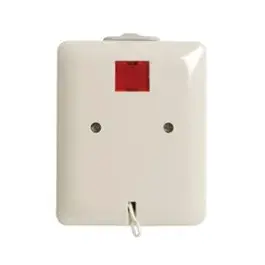 Peha opbouw/inbouw wasmachine schakelaar 16 ampère Crème