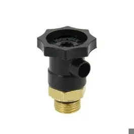 Aftapper 1/4" tbv stopkraan inclusief fiberring Bonfix 96605