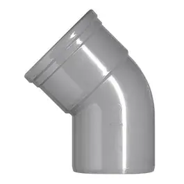 Bocht 45° DW 110mm 1x Manchetmof / 1x Spie