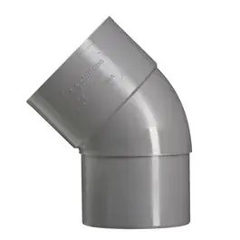Bocht 45° HWA 80mm 1x Lijmmof / Verjonging Spie