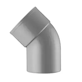 Bocht 45° HWA 80mm 1x Lijmmof / Spie