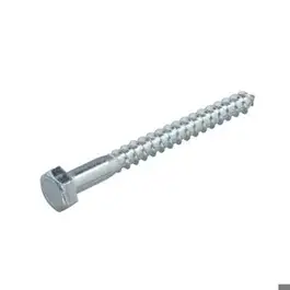 10x100 Houtdraadbout Verzinkt 4.6 Proftec Din:571 doos a 25 stuks