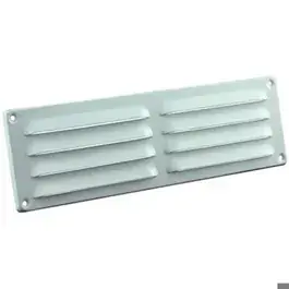 Aluminium Wit schoepen rooster 30 x 9 cm artnr. 62900900