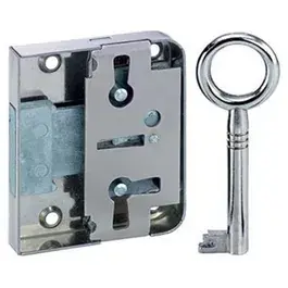 Meubeloplegslot 25mm type 772 met 1 sleutel