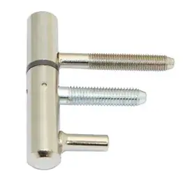 Paumelles set onder en boven (tbv Tubtarra renovatieplaat) 75x14mm-M 7 draad-inbusverstelling