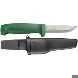 Heavy Duty werk mes (groen) in holster Hultafors type GK 380020
