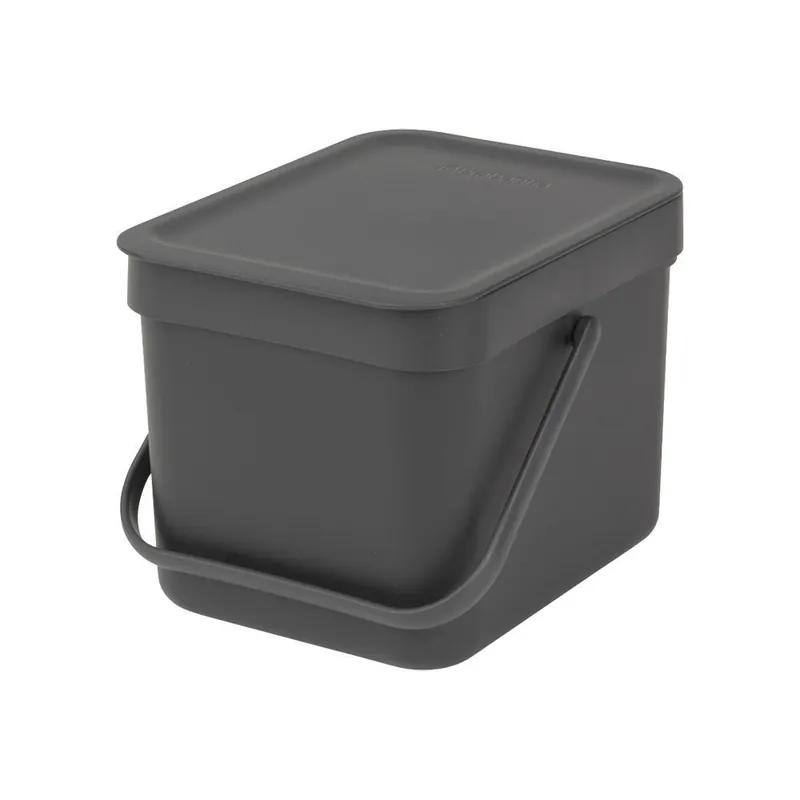 Brabantia Sort & Go afvalemmer 6 ltr. Grey