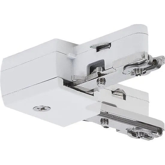 Paulmann URail System Light&Easy L-verbinding starr wit 230V metaal