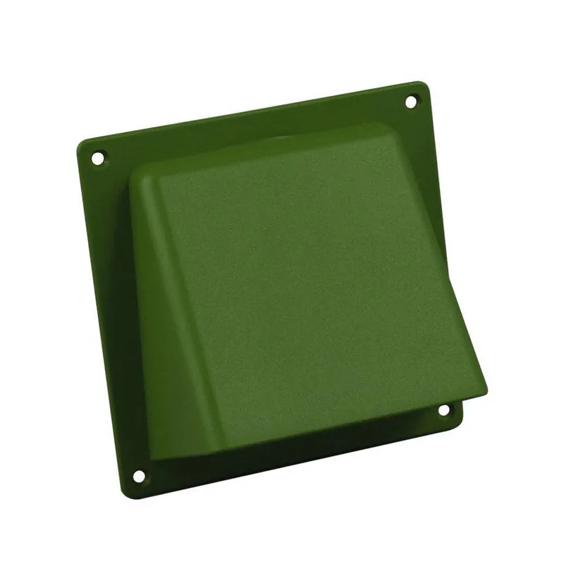 Universele gevelklep 100/125/110x54 mm. groen