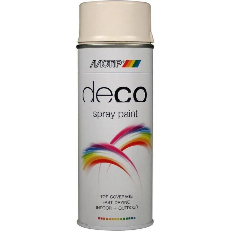 MoTip colors hoogglans RAL9001 cremewit 400 ml.