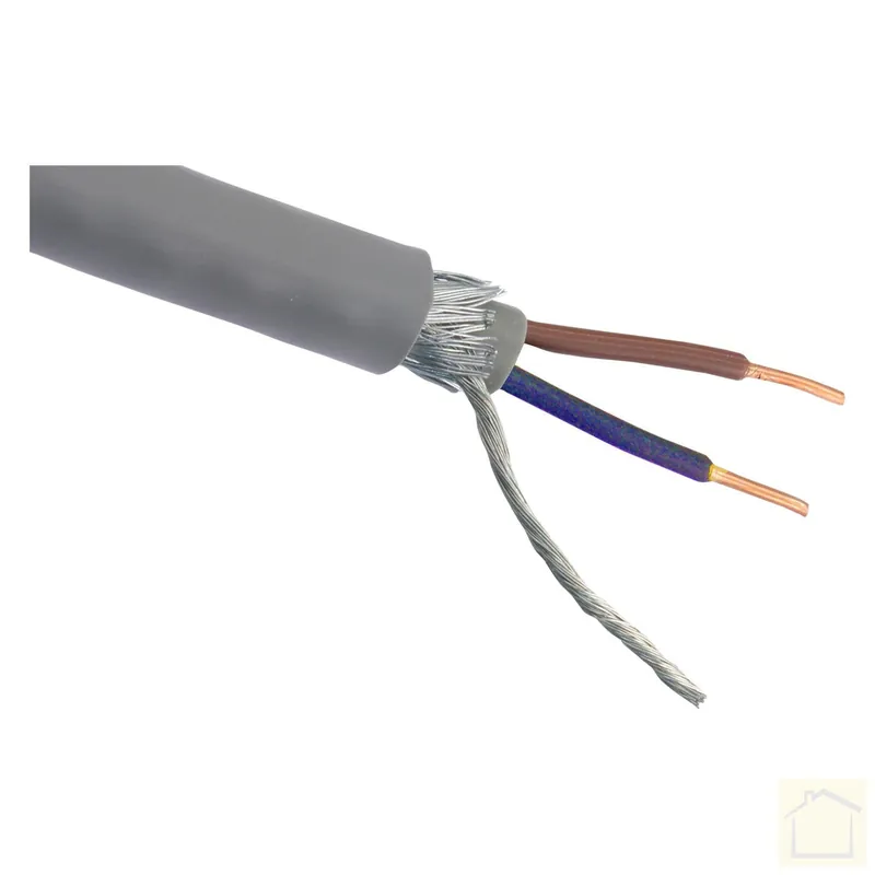 Grondkabel XMVK-AS 2 x 2.5 mm² 25 meter grijs