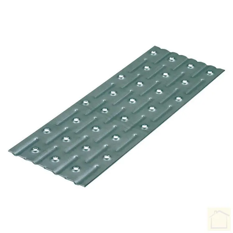 GB spijkerplaat dikte 1,25 mm. senzimir verzinkt 75 x 150 mm