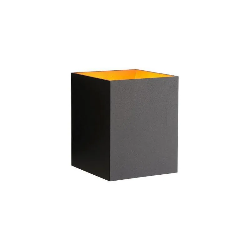 Lucide wandlamp Xera vierkant 1xG9 zwart