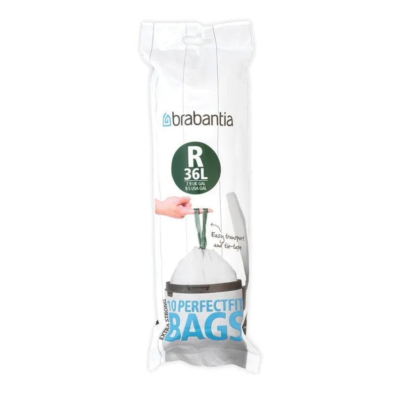 Brabantia PerfectFit afvalzakken Code R 36 ltr. 10 st.