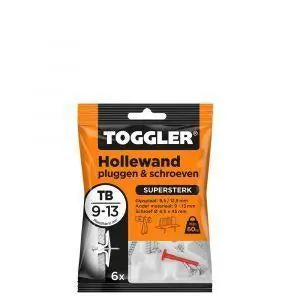 Toggler hollewand plug TB-6S 6 stuks