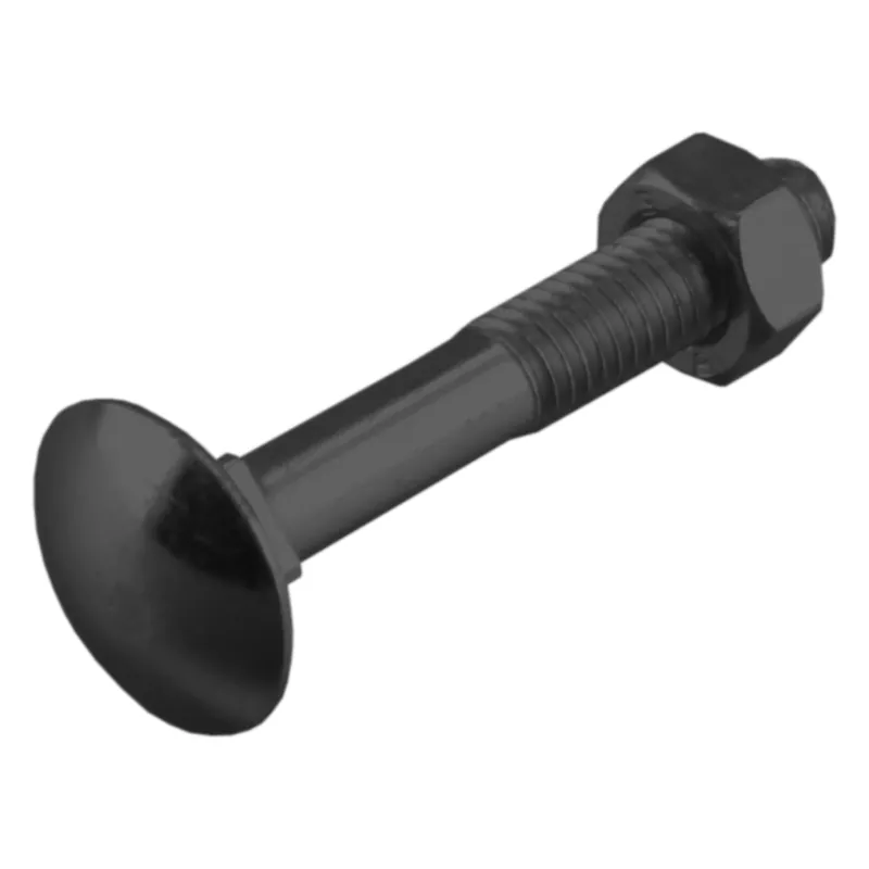 Slotbout zwart gelakt m 8 x 50 mm (10 stuks)