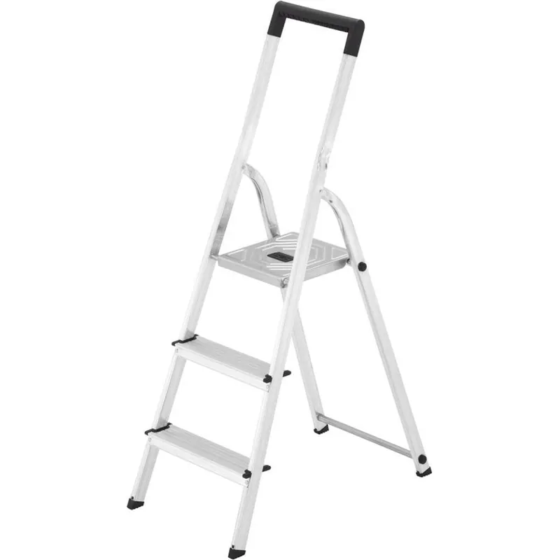 Hailo L40 aluminium huishoudtrap 3 treden