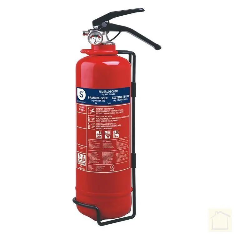 Smartwares brandblusser poeder, 1KG, ABC, BB1 rood