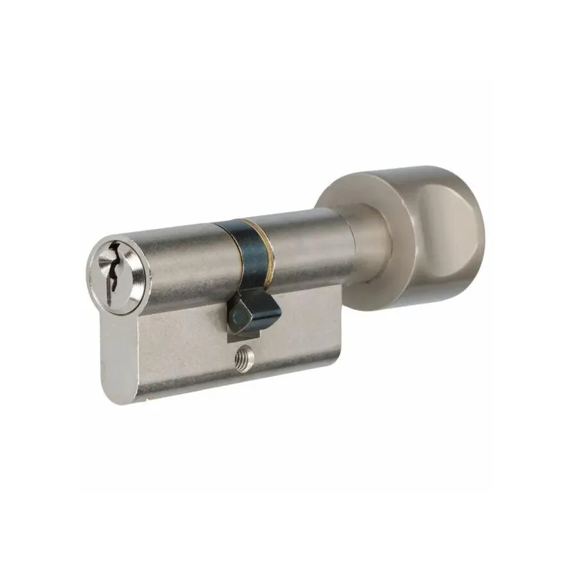 S2 veiligheidsprofielcilinder S6 40/30K messing mat vernikkeld SKG**