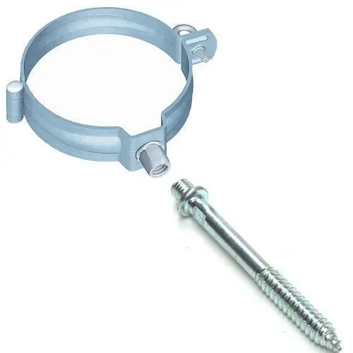 Rheinzink scharnierpijpbeugel 80 + schroef 70 WB