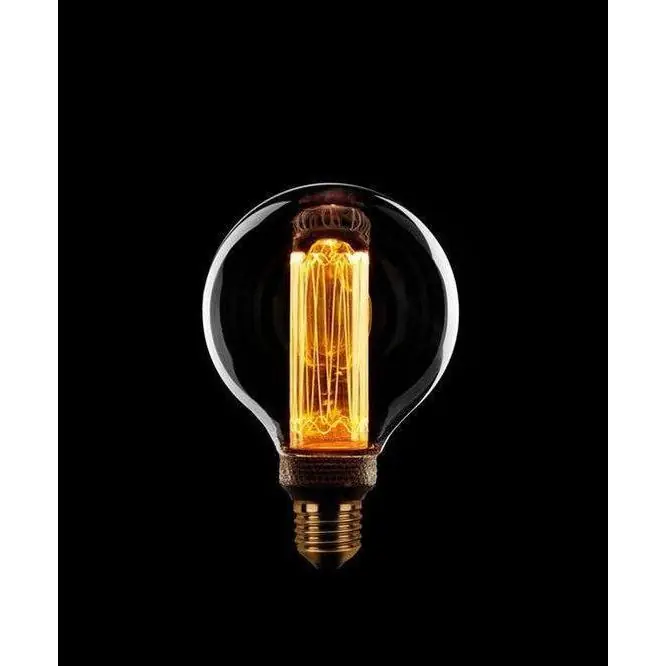 Led kooldraad Globe 80mm E27 1w  2.5w  5w 1800k HELDER 3 stappen dimbaar  Scene switch 120L