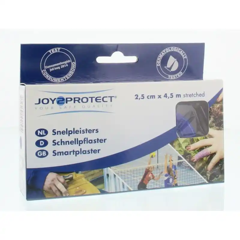 Snelpleister blauw 2,5cm x 4,5mtr.