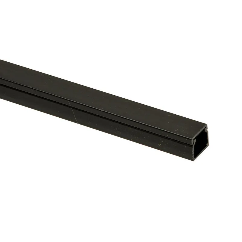 Snoergoot 17x15mm + tape zwart 2 meter