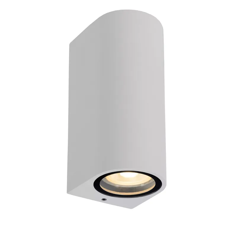 Lucide Zaro wandspot Buiten Rond 2xGU10 wit