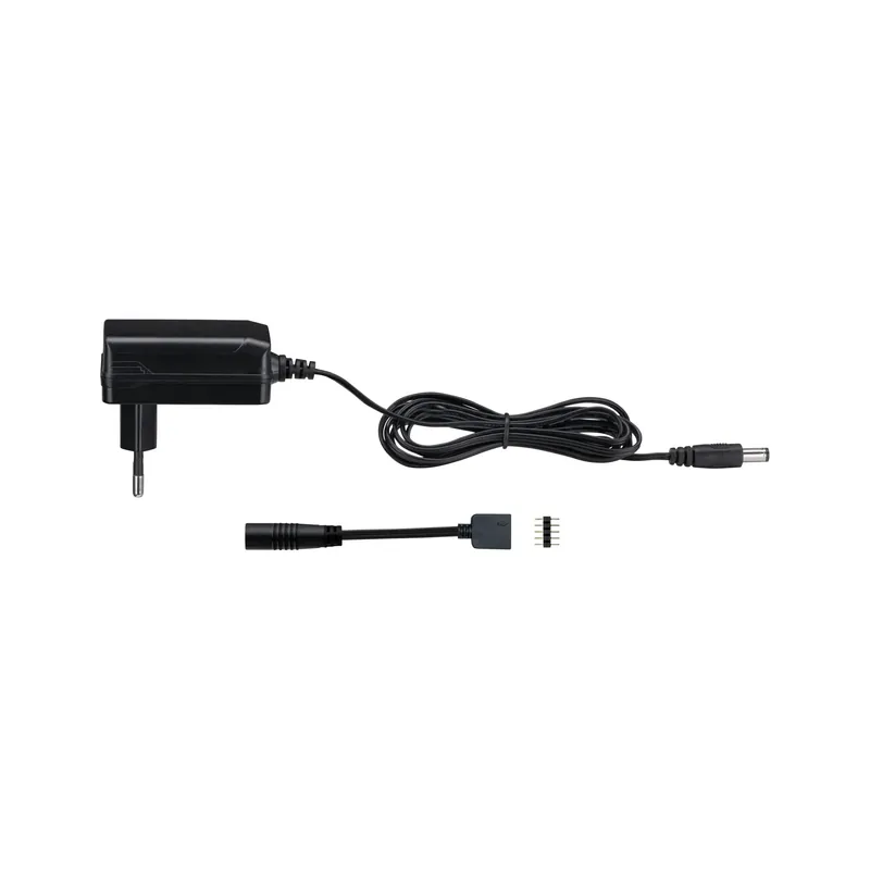 Universal LED Power supply plug-in 12W 230/24V DC Zwart kunststof