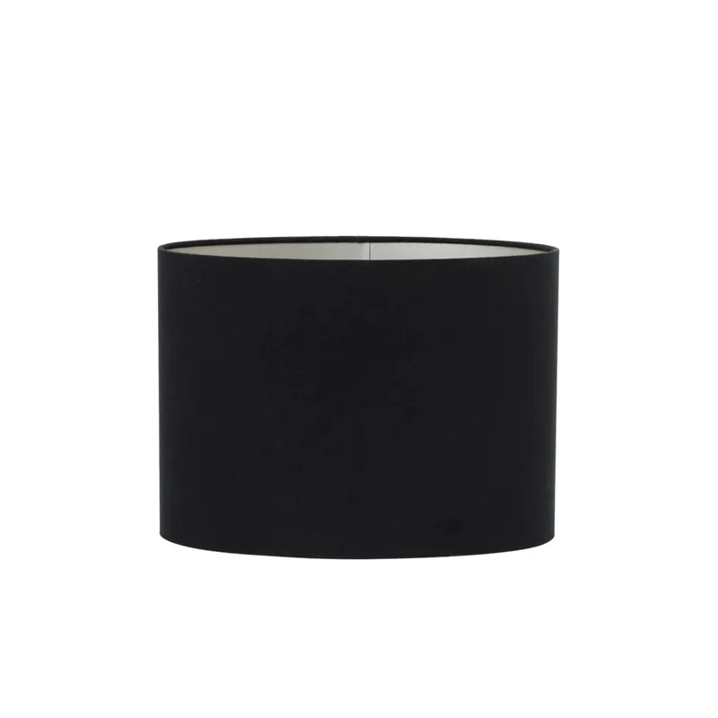 Shade oval straight slim 38-17,5-28 cm VELOURS black-taupe