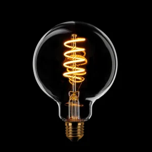 ETH Led Spiraal Globe 95mm E27 6W 3 stappen dimtone sceneswitch  2200k-2400k-2700k Helder 110+260+550L