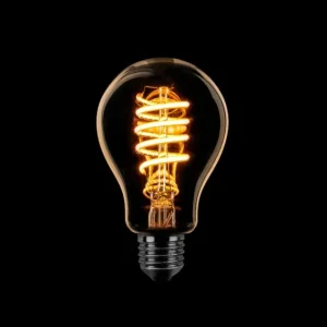 ETH Led Spiraal standaard A60 E27 6W 3 stappen dimtone  sceneswitch van 2200k-2400k-2700k Goud 80+210+490L