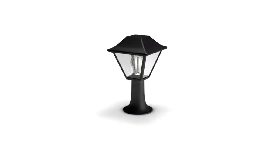 Tuinlantaarn Philips Alpenglow zwart 1x60W 230V