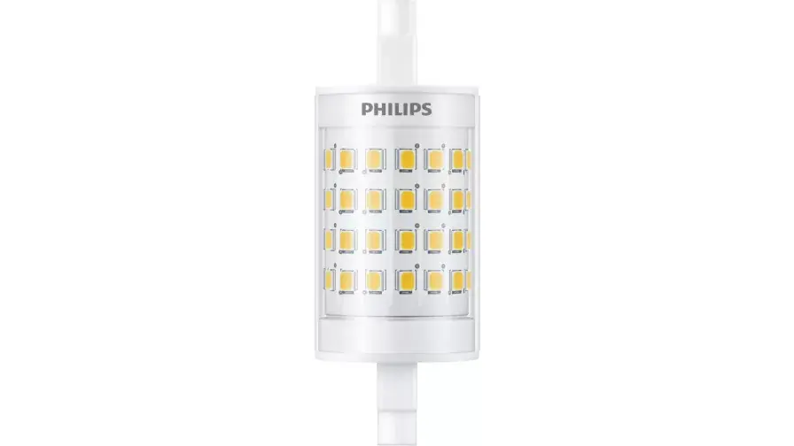 Philips LED staaflamp transparant R7s 7W (60W) wit