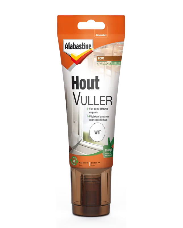 Alabastine houtvuller wit 330g