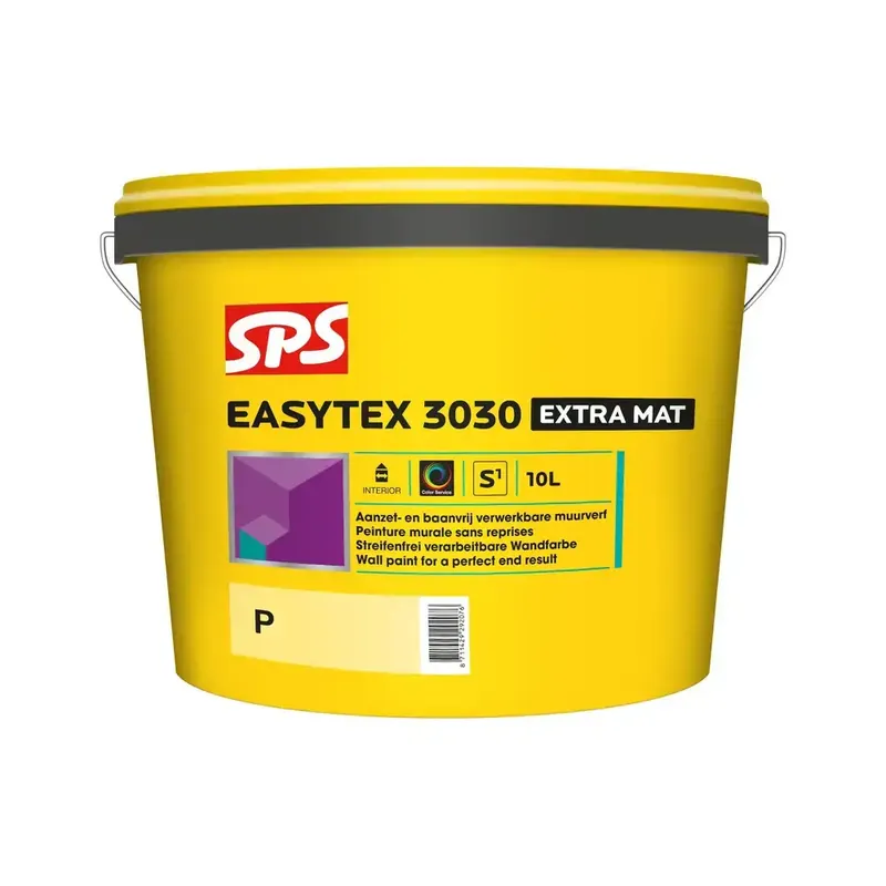 SPS Easytex muurverf 3030 extra mat p wit 10l