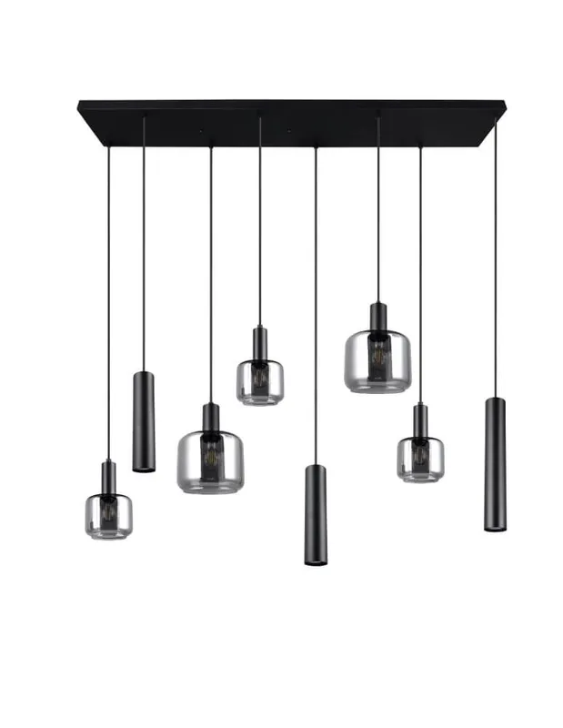 Trio hanglamp Mataro mat zwart